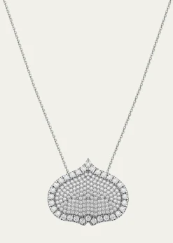 KAMALEye Adore Diamond Pave Pendant Necklace, 25mm