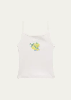 KatieJ NYCGirl's Tween Lemon Graphic Tank Top, Size S-XL