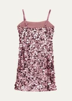 KatieJ NYCGirl's Tween Tia Sequined Mini Shift Dress, Size S-XL