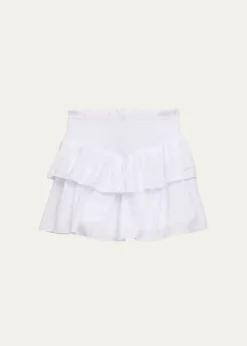 KatieJ NYCGirl's Brooke Smocked Skirt, Size S-XL
