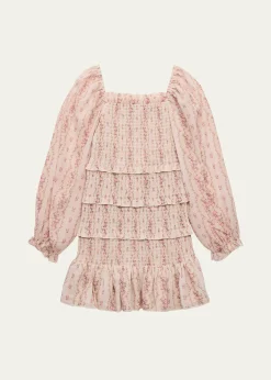 KatieJ NYCGirl's Tween Laila Long-Sleeve Dress, Size S-XL