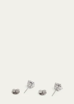 Kendall Row14K White Gold Lab Grown Diamond Stud Earrings, 5.00tcw