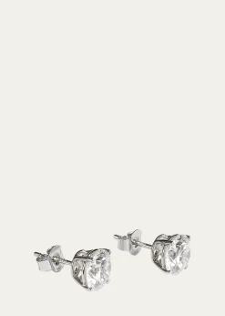 Kendall Row14K White Gold Lab Grown Diamond Stud Earrings, 4.00tcw