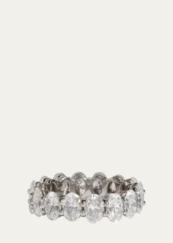 Kendall Row14K White Gold Oval Lab Grown Diamond Eternity Band