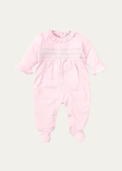 Kissy KissyGirl's CLB Charmed Smocked Footie, Size Newborn-6M