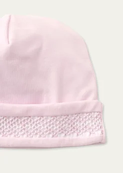 Kissy KissyGirl's Hand-Smocked Pima Cotton Baby Hat