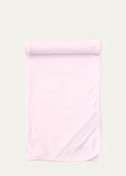 Kissy KissyGirl's Hand-Smocked Pima Cotton Baby Blanket