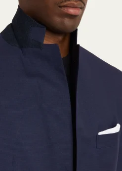 KitonMen's Mini-Check Wool Modern Fit Two-Piece Suit