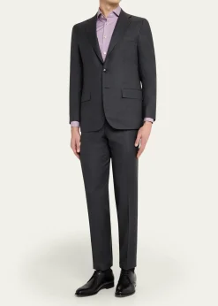 KitonMen's Nano Check Suit