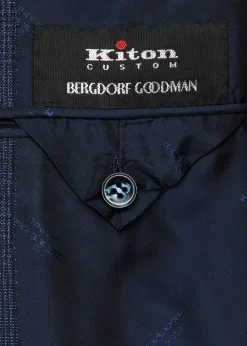 KitonMen's Wool Tonal Plaid Single-Breasted Suit