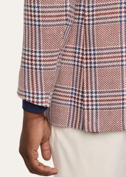 KitonMen's Cashmere and Linen Houndstooth Plaid Sport Coat