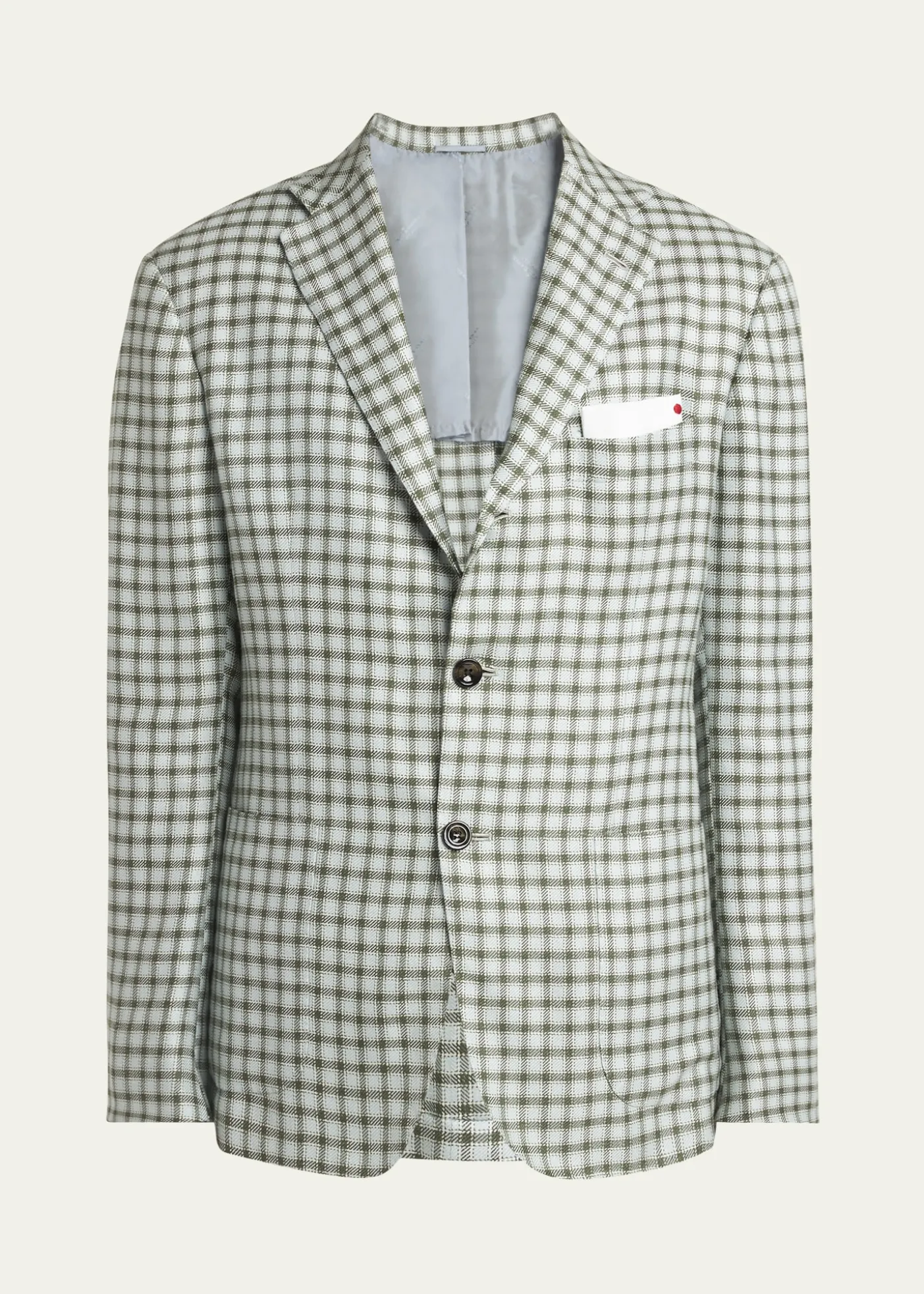 KitonMen's Cashmere-Blend Check Sport Coat