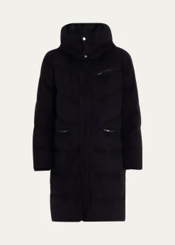 KitonMen's Cashmere & Wool Down Parka Jacket