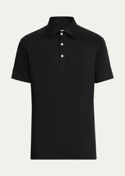 KitonMen's Cotton Classic-Fit Polo Shirt