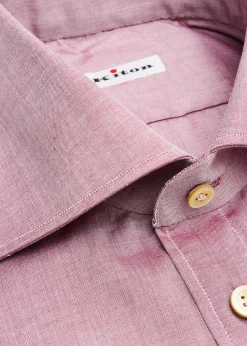 KitonMen's Cotton Point-Collar Dress Shirt