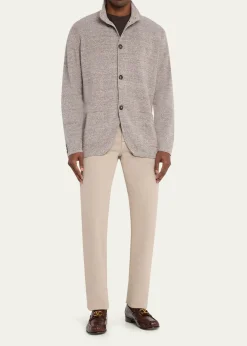 KitonMen's Linen Blend Jacket