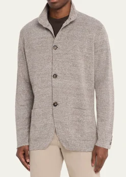 KitonMen's Linen Blend Jacket