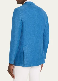KitonMen's Linen, Cashmere and Silk Herringbone Sport Coat