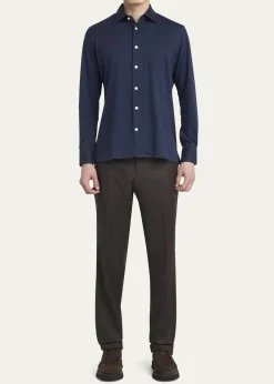 KitonMen's Nerano Cotton Stretch Sport Shirt