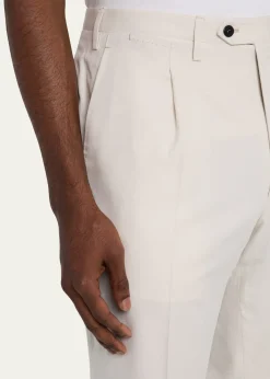 KitonMen's Pleated Twill Pants
