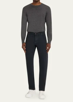 KitonMen's Plus One Slim Stretch Five-Pocket Pants
