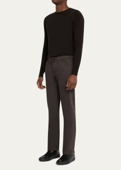 KitonMen's Plus One Straight Leg Five-Pocket Pants