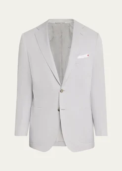 KitonMen's Solid Cashmere Blazer