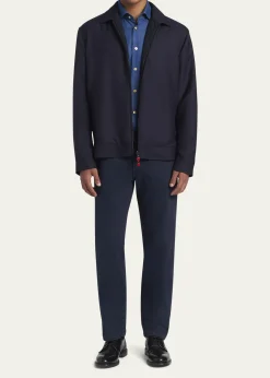 KitonMen's Straight Leg Cotton-Stretch Five-Pocket Pants