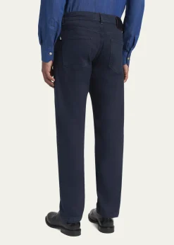 KitonMen's Straight Leg Cotton-Stretch Five-Pocket Pants
