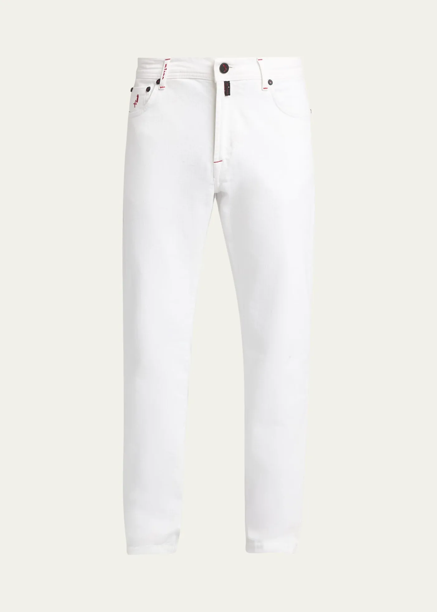 KitonMen's Straight Leg Cotton-Stretch Five-Pocket Pants