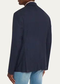 KitonMen's Washed Cashmere Single-Breasted Jacket
