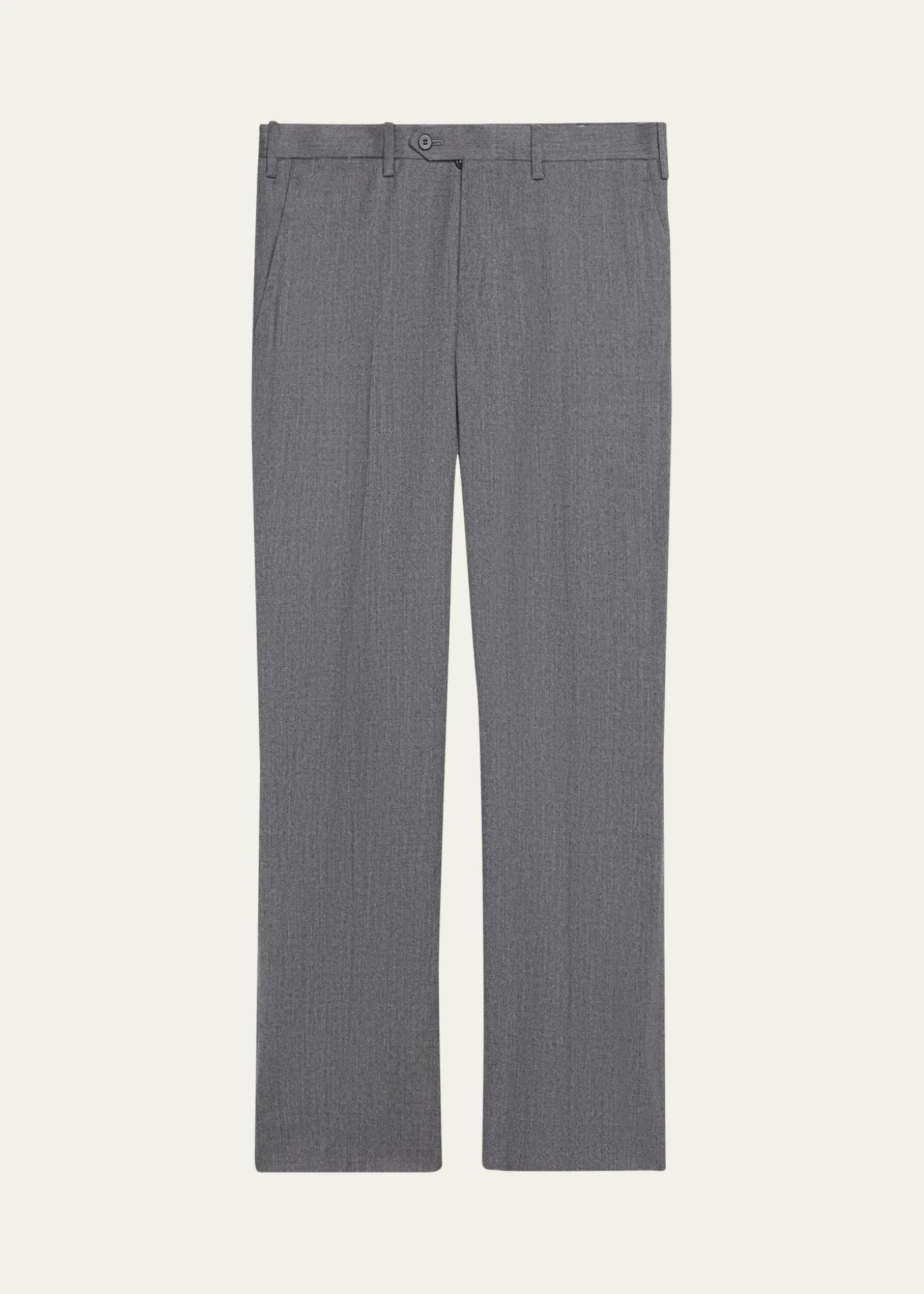 KitonMen's Wool and Cashmere Flat-Front Pants