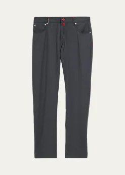 KitonMen's Wool Straight Fit Five-Pocket Pants