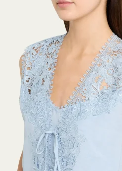 Kobi HalperinBianca Lace-Trimmed Blouse