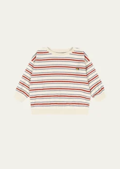 Konges SlojdBoy's Itty Striped Cotton Terry Sweatshirt, Size 6M-8