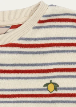 Konges SlojdBoy's Itty Striped Cotton Terry Sweatshirt, Size 6M-8