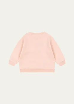 Konges SlojdGirl's Lou Cherry-Embroidered Terry Sweatshirt, Size 6M-8