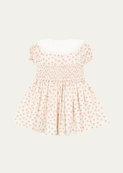 Konges SlojdGirl's Midsummer Smocked Floral-Print Dress, Size 2-10