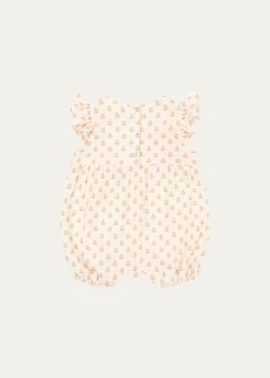 Konges SlojdGirl's Coco Ruffle Floral-Print Romper, Size 3M-18M