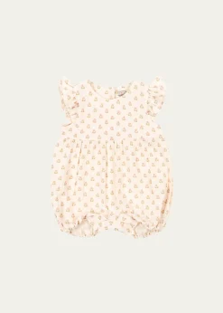Konges SlojdGirl's Coco Ruffle Floral-Print Romper, Size 3M-18M