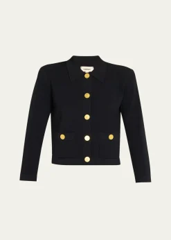 L'AgenceOsiris Collared Cardigan