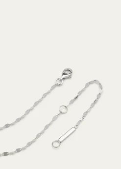 Lana14K Gold Femme Fatale Crossary Necklace with Diamonds