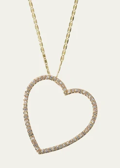 Lana14K Gold Flawless Heart Necklace
