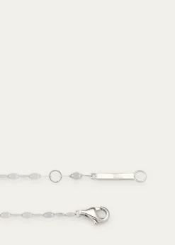 Lana14K Gold Flawless Mini Diamond Bar Pendant Necklace