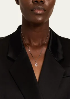 Lana14K Gold Flawless Star of David Pendant Necklace with Jump Ring, 16-18