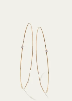 Lana14K Gold Large Magic Diamond Hoops