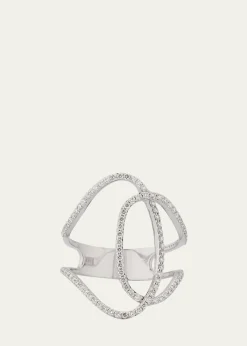 Lana14K Gold Skinny Illuminating Diamond Ring