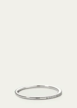 Lana14K Gold Thin Flawless Diamond Stack Ring
