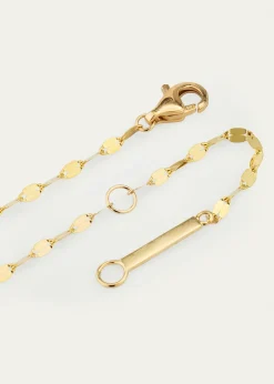 Lana14K Yellow Gold Disc Chain Lariat Crossary Necklace, 18