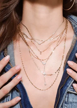 LanaRectangle Link Marquis Diamond Necklace